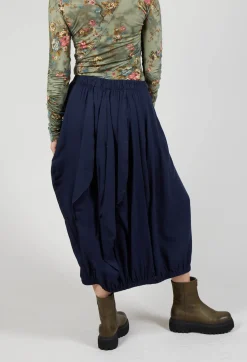 Sculpted Skirt in Blue