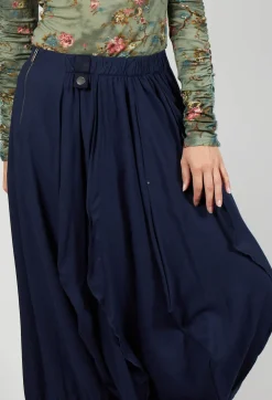 Sculpted Skirt in Blue