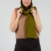 Sea Wool Scarf in Rust Olive