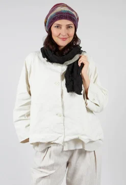 Sea Wool Scarf in Taupe Prism