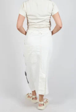 Seam Maxi Skirt in in Asteroid Paint