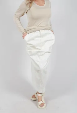 Seam Maxi Skirt in in Galaxy Paint