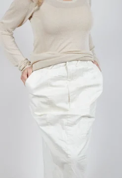 Seam Maxi Skirt in in Galaxy Paint