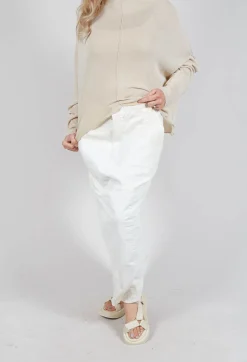 Seam Maxi Skirt in in Starwhite Paint
