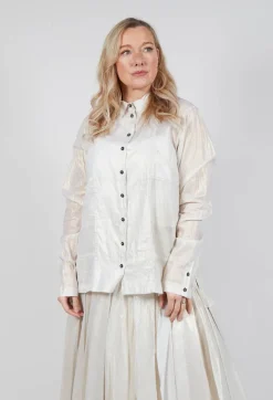 Semi Sheer Shirt in Galaxy Sparkle