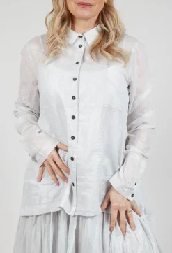 Semi Sheer Shirt in Moon Sparkle