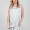 Semi Sheer Top in Moon Sparkle