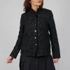 Sequin Jacket in Charcoal