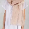 Sequin Scarf in Pink