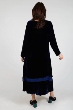 Sevda Dress in Navy