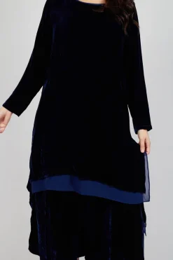 Sevda Dress in Navy