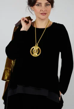 Sevda Top in Black