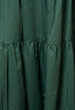 Sharm Maxi Gathered Skirt in Teal
