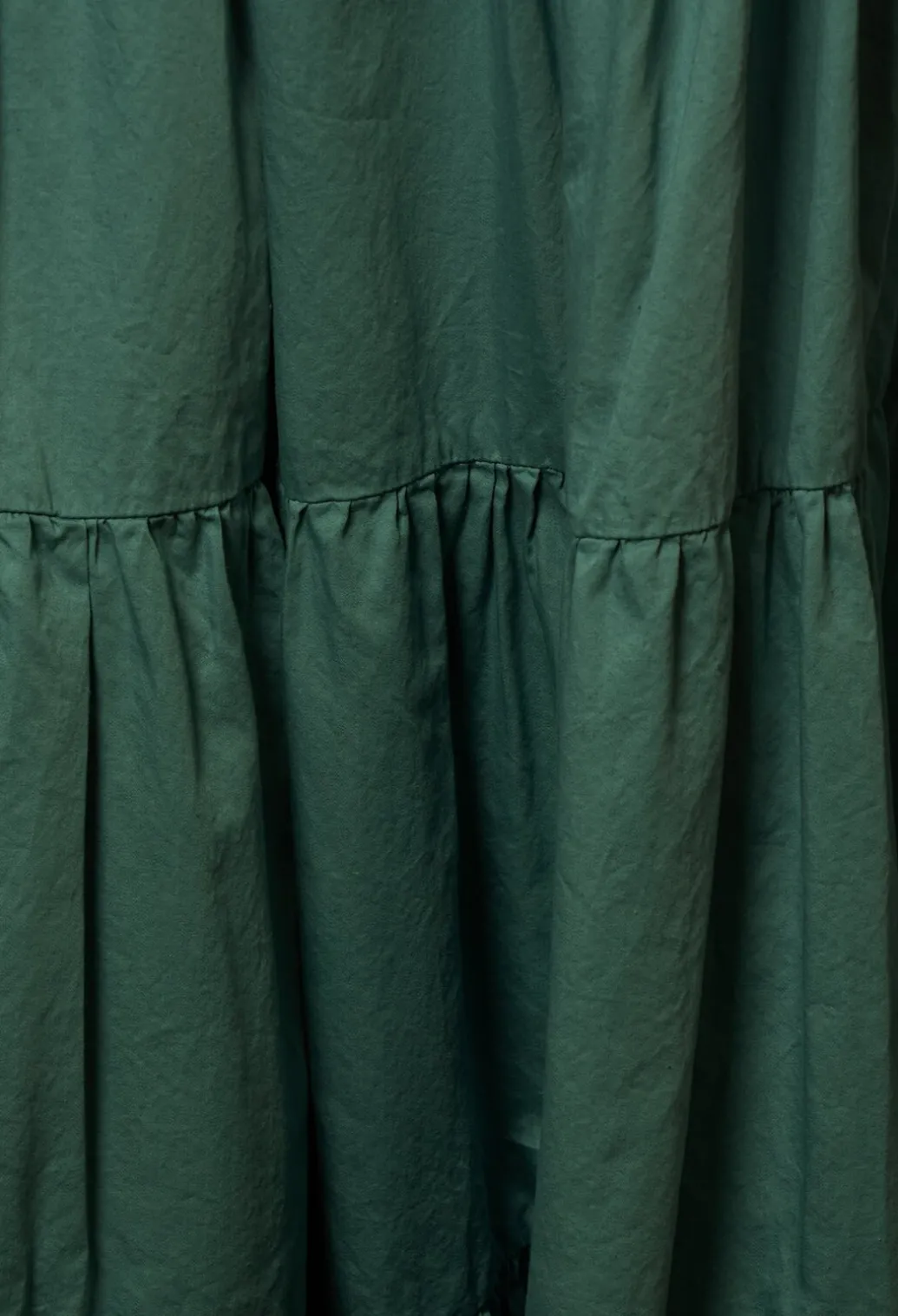 Sharm Maxi Gathered Skirt in Teal