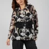 Sheer Belated Jacket in Original Print