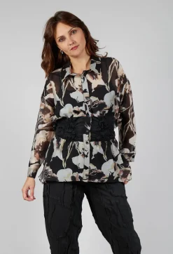 Sheer Belated Jacket in Original Print