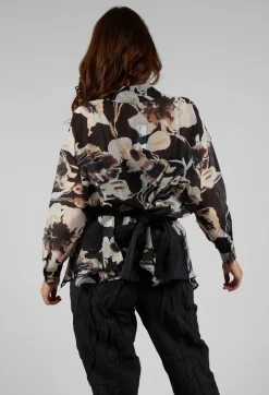 Sheer Belated Jacket in Original Print