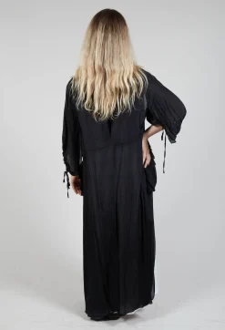 Sheer Cape Top in Black