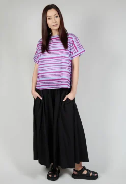 Sheer Cotton Top in Riga Azzura