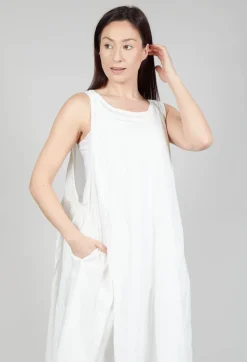 Sheer Double Vest Dress in Callas