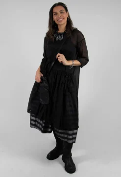 Sheer Dress in Black