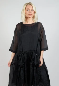 Sheer Dress in Black