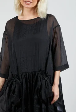 Sheer Dress in Black