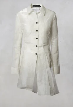 Sheer Jacket in White