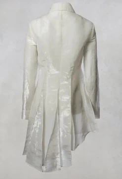 Sheer Jacket in White