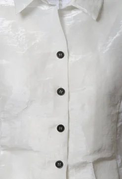 Sheer Jacket in White
