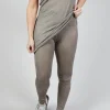 Sheer Leggings in Hay Cloud