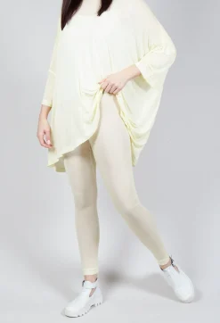 Sheer Leggings in Lily 10% Cloud