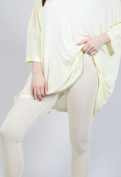 Sheer Leggings in Lily 10% Cloud