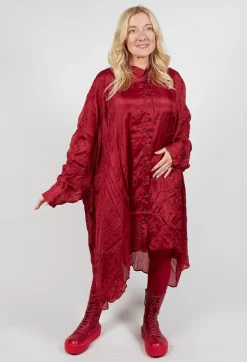 Sheer Longline Shirt in Sunset Cloud