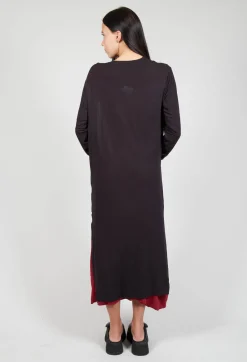 Sheer Maxi Cardigan in Black