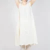 Sheer Overlay Dress in Greige