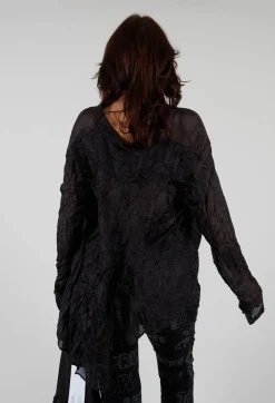 Sheer Shirt in Black