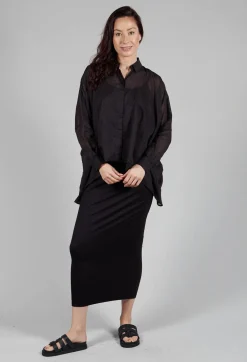 Sheer Shirt in Black