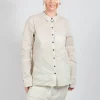 Sheer Shirt in Eraser Stiff