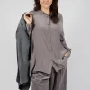 Sheer Shirt in Iron