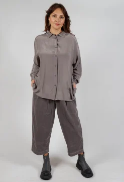 Sheer Shirt in Iron