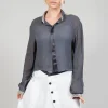 Sheer Shirt in Original Grey