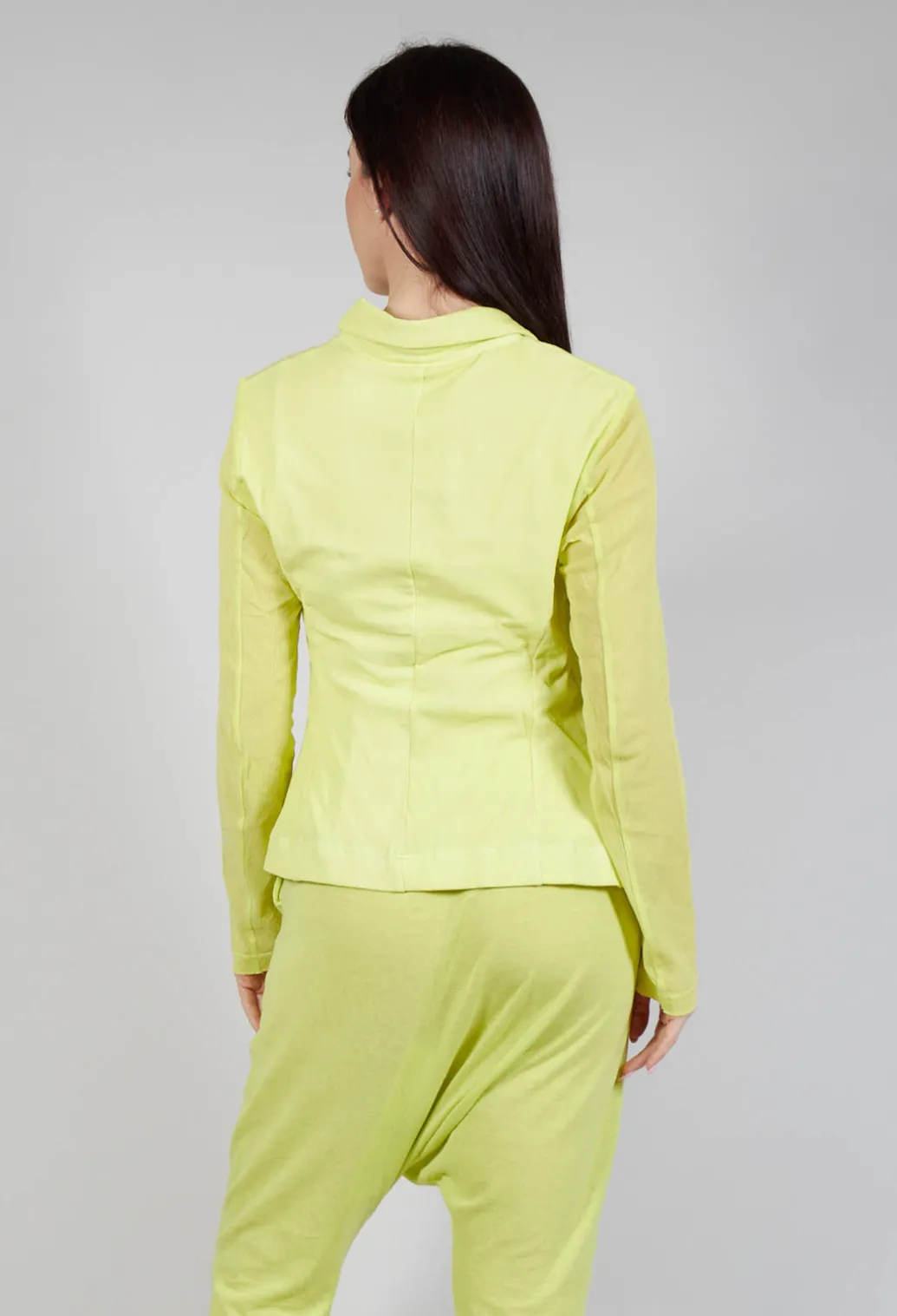 Sheer Sleeve Jacket in Sun Print