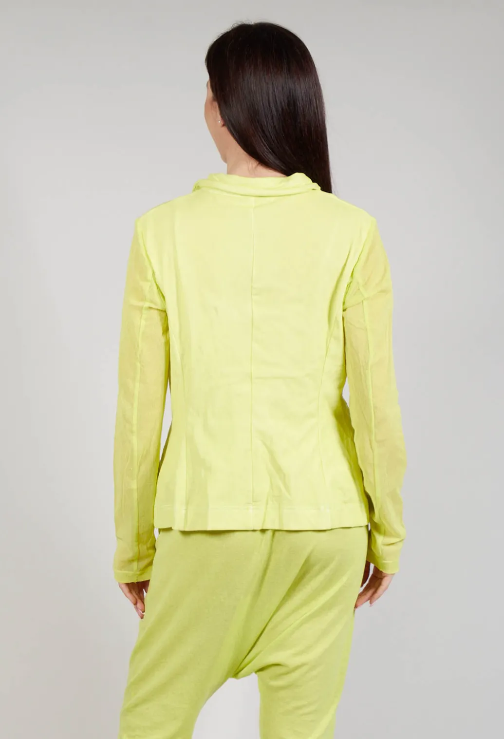 Sheer Sleeve Jacket in Sun