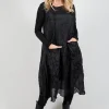 Sheer Sleeveless Dress in Black