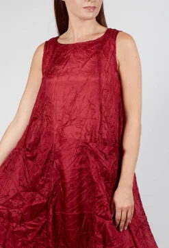 Sheer Sleeveless Dress in Sunset Cloud