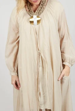 Sheer Tunic in Oatmeal