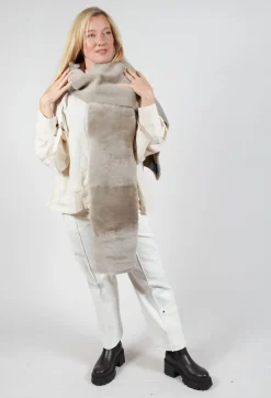 Sherling Merino Toscana Scarf in Sandstone