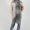 Sherling Merino Toscana Scarf in Silver