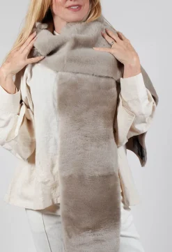 Sherling Merino Toscana Scarf in Sandstone